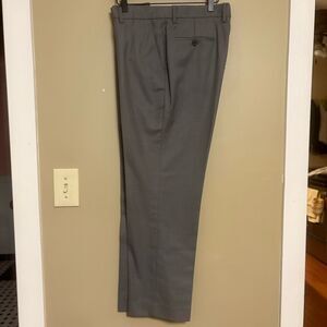 Nautica Men’s Grey Pleated Dress Pants 36x30